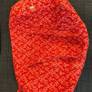 QUILTED KOALA CUSTOM MOADE LARGE ZIPPERED TOTE